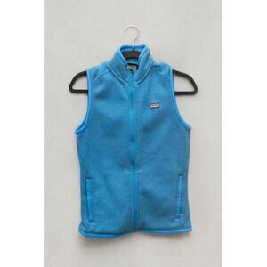 Patagonia Women’s Fleece Zip Vest Blue Size M